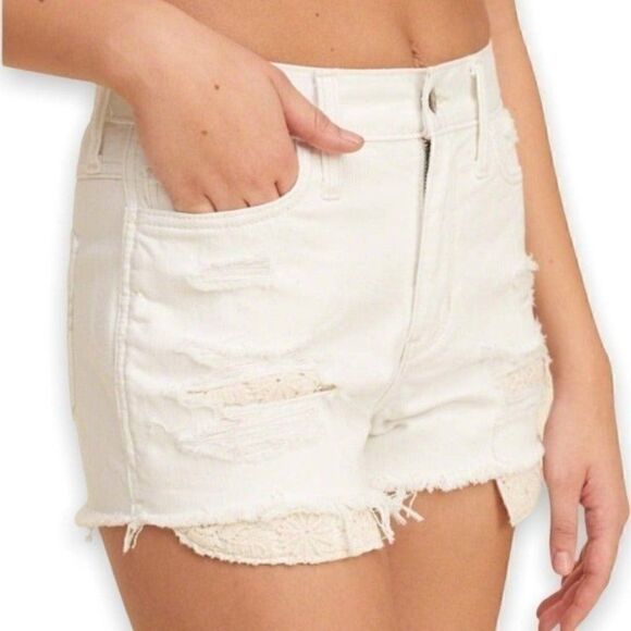 Hollister Co. | Ripped Cut Off Denim Shorts - Picture 1 of 11